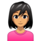 Woman - Medium emoji on Emojidex
